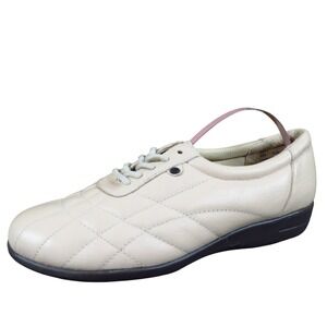 Dr. Scholl's E2W-JD Women Casual Walking Shoe Size 8 Comfort Beige Leather